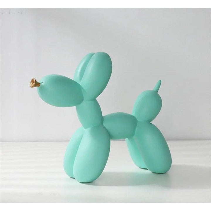 Haku - Balloon dog figure with golden snout | Stornfield