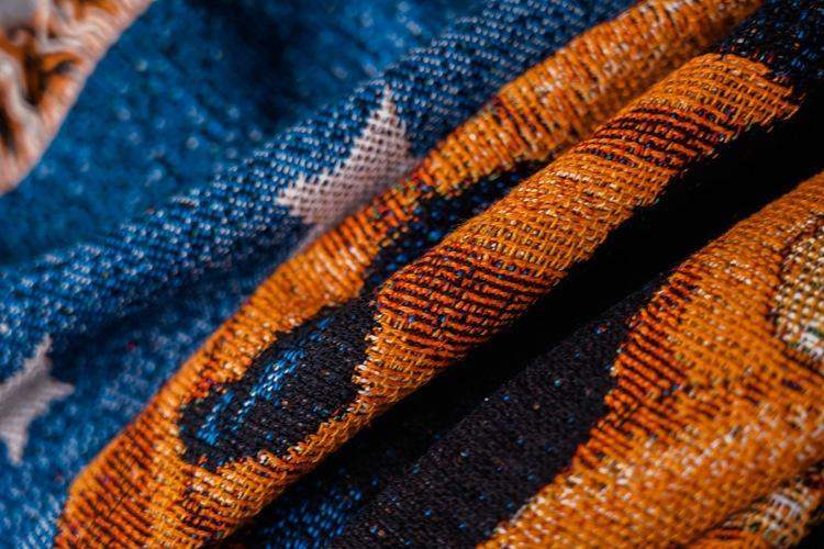 Halloween Cat Throw Blanket Stornfield