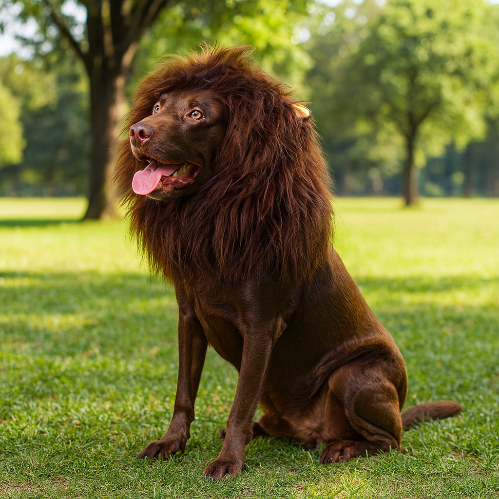 Stornfield | Halloween Dog Costume Lion Mane Wig