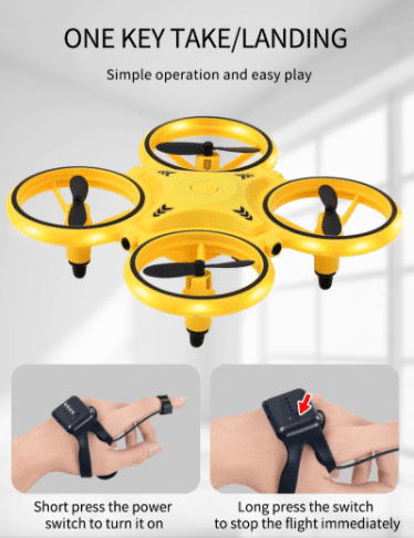 Drone-Hand-Quadcopter (with LED light and cool loop function) | Stornfield