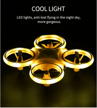 Drone-Hand-Quadcopter (with LED light and cool loop function) | Stornfield