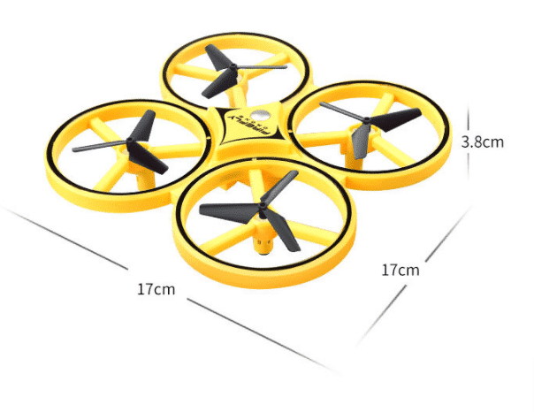 Drone-Hand-Quadcopter (with LED light and cool loop function) | Stornfield