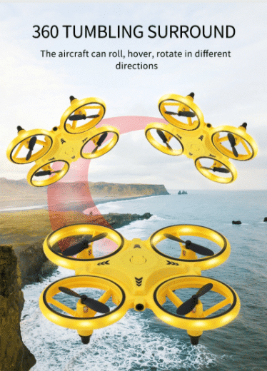 Drone-Hand-Quadcopter (with LED light and cool loop function) | Stornfield