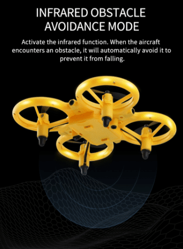 Drone-Hand-Quadcopter (with LED light and cool loop function) | Stornfield