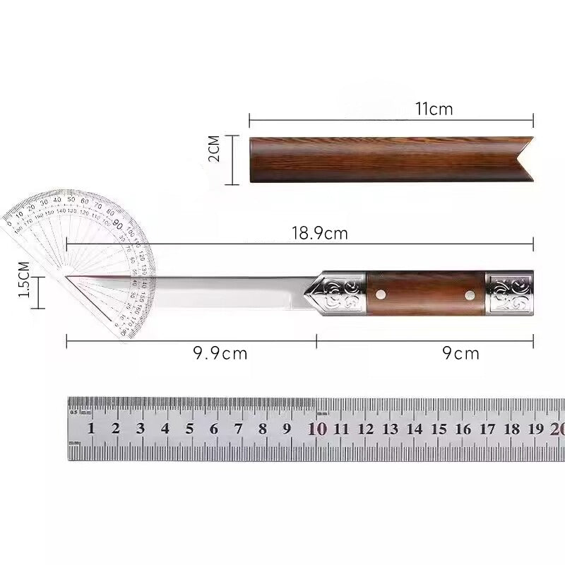 Stornfield | Handmade Utility Knife with Japanese Wood Handle