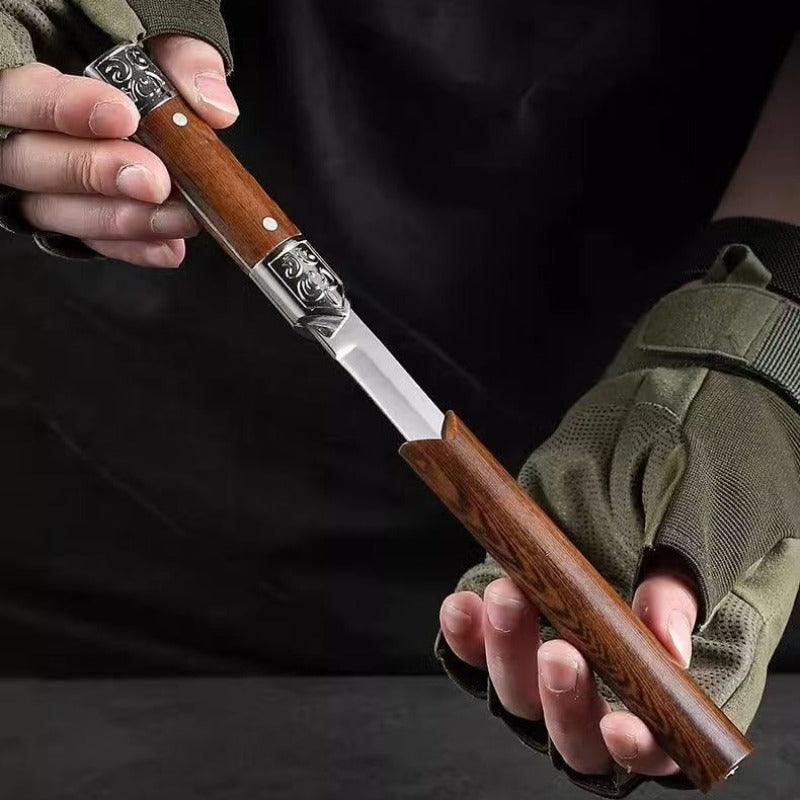 Handcrafted Japanese-Style Wooden Handle Utility Knife | Stornfield