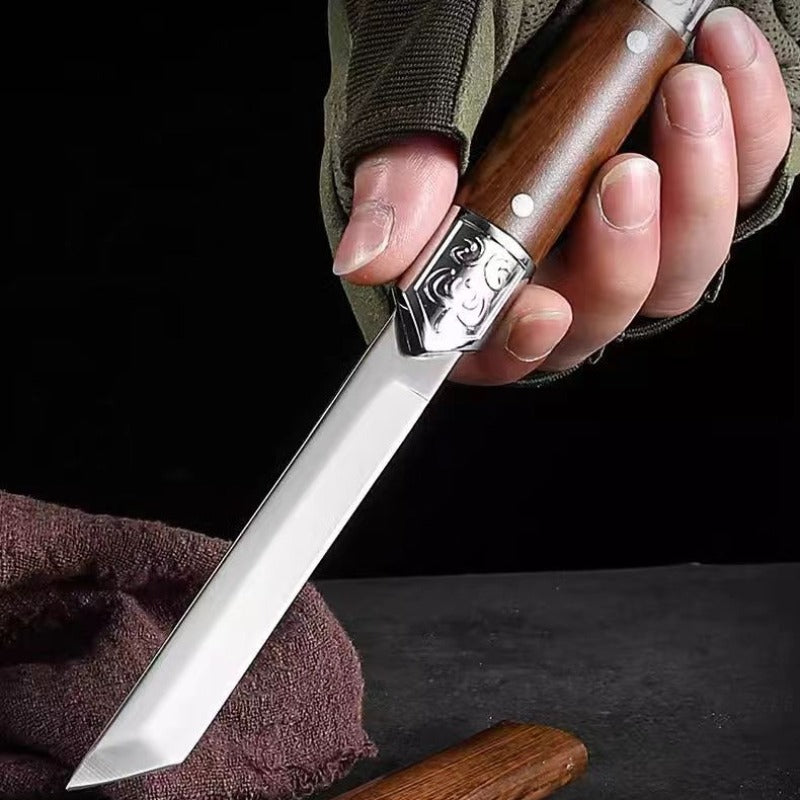 Stornfield | Handmade Utility Knife with Japanese Wood Handle