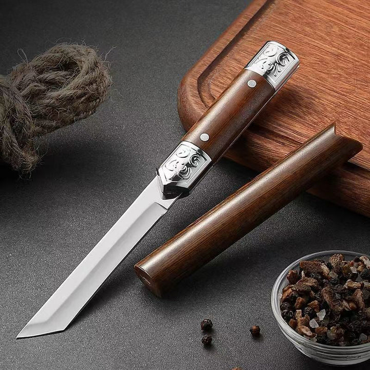 Precision knife with elegant Japanese wooden handle | Stornfield