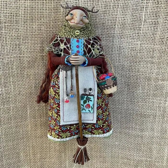 Stornfield | Handmade Kitchen Witch – Brings Luck and PRedects Your Home!