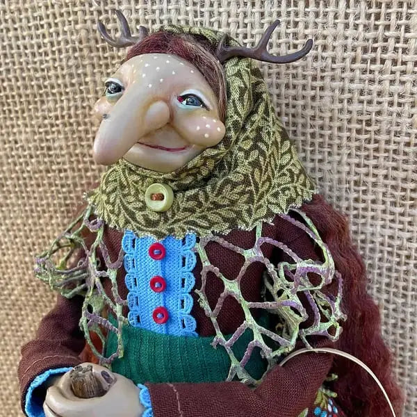 Stornfield | Handmade Kitchen Witch – Brings Luck and PRedects Your Home!