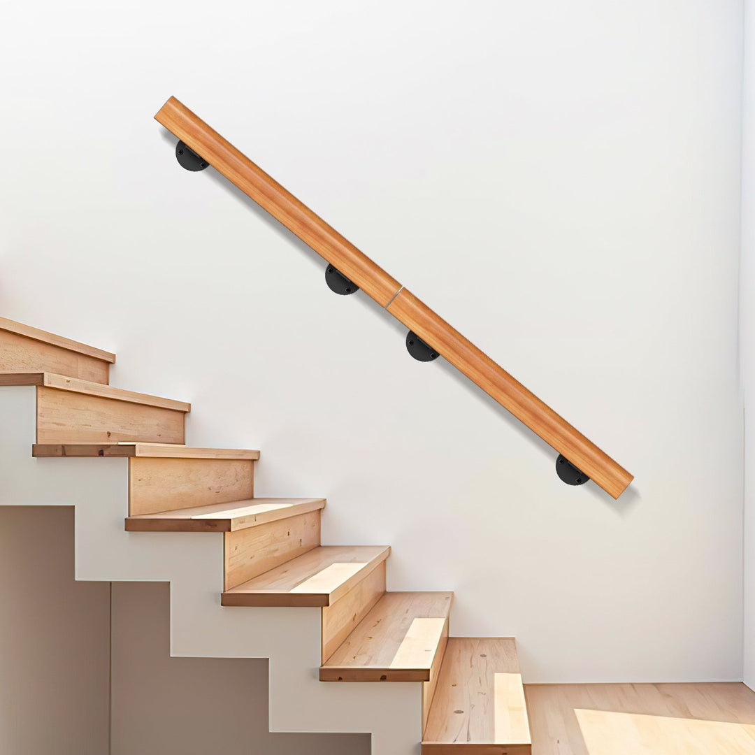Handrail Stair Railing Pine Wood Half Round Wood | Stornfield