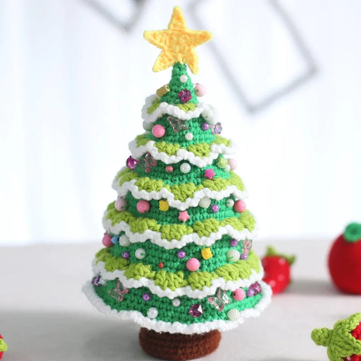 Handmade crocheted Christmas tree Stornfield