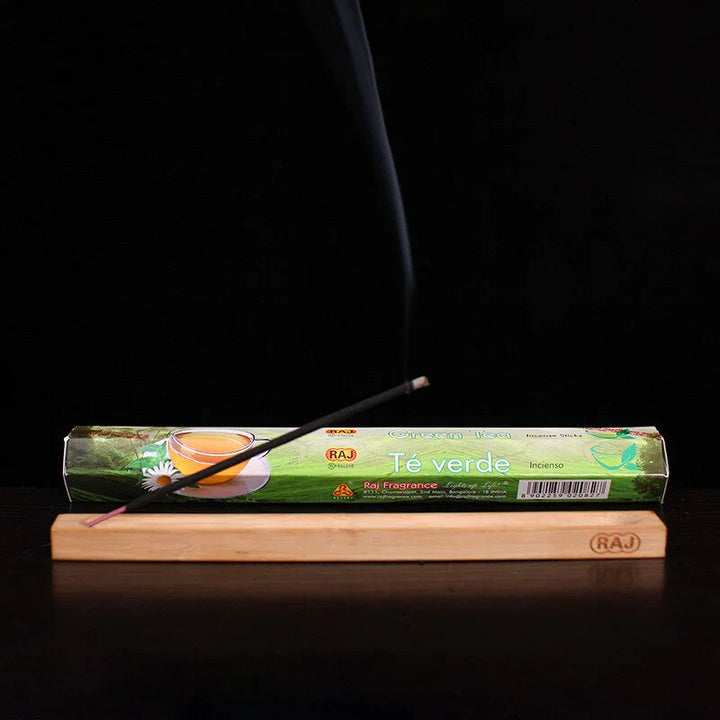 Bâtonnets d'encens au thé vert faits à la main