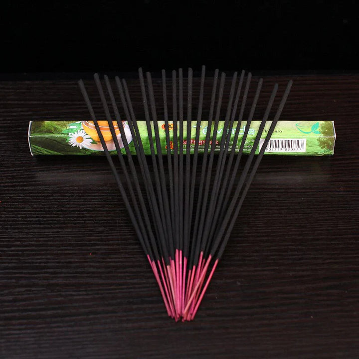 Bâtonnets d'encens au thé vert faits à la main