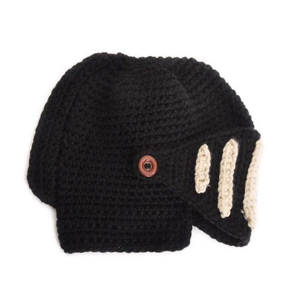 Handmade Knitted Knight Helmet Beanie | Stornfield