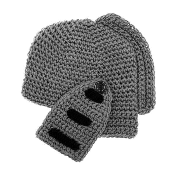 Handmade Knitted Knight Helmet Beanie | Stornfield