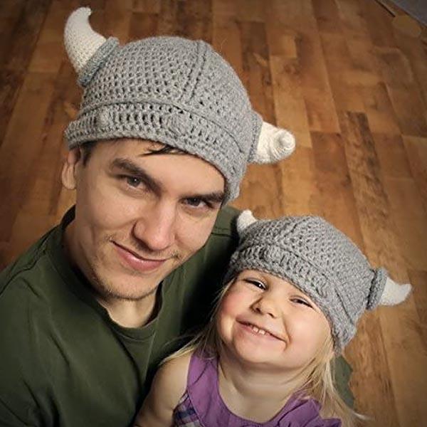Handmade Knitted Viking Hat | Stornfield
