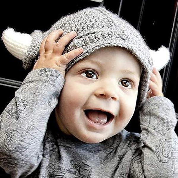 Handmade Knitted Viking Hat | Stornfield