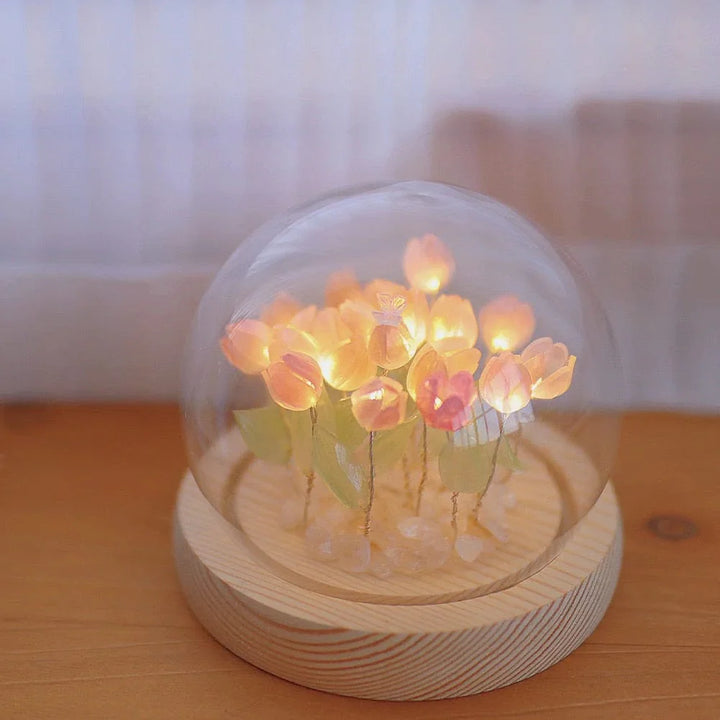 Handmade Tulip Nightstand Lamp Stornfield