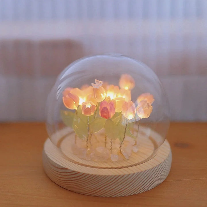 Handmade Tulip Nightstand Lamp Stornfield