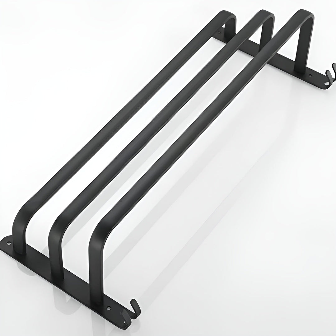 HangEase 3-layer wall-mounted towel storage – Aluminum space-saving design | Stornfield