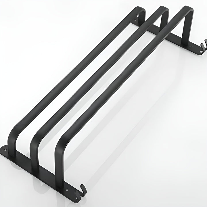 HangEase 3-layer wall-mounted towel storage – Aluminum space-saving design | Stornfield