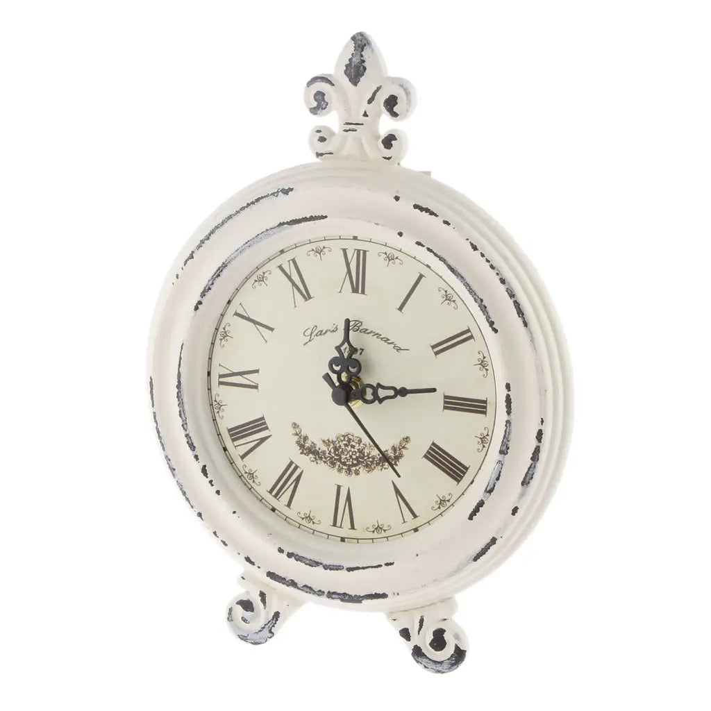 Stornfield | Vintage Wooden Table Clock with Alarm