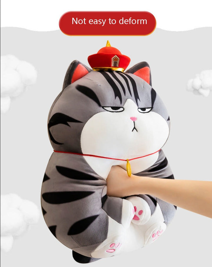 Moody Cat Soft Cuddly Plush Pillow | Stornfield