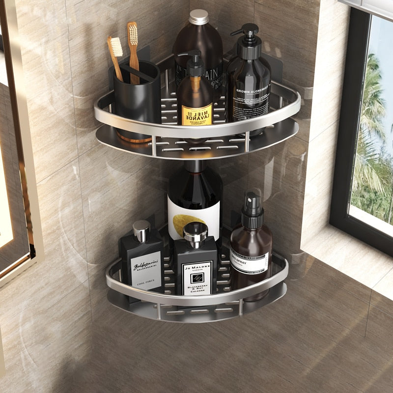 Stornfield | Bathroom shelves Corner shelf no drilling shower shelf holder