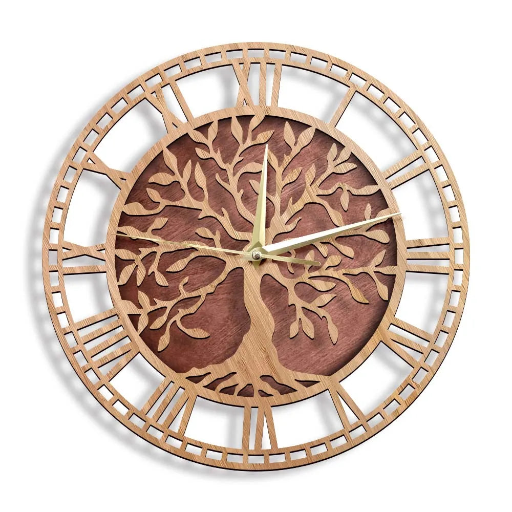 Stornfield | WoodArt | Rustic Vintage Wooden Wall Clock