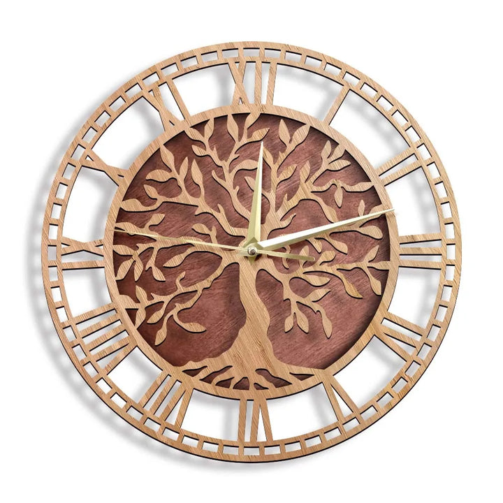 Stornfield | WoodArt | Rustic Vintage Wooden Wall Clock