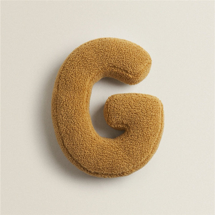 Stornfield | Fleece Alphabet Letter F Cushion