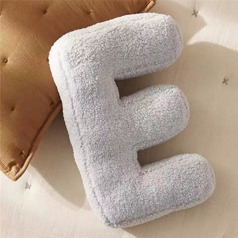 Stornfield | Fleece Alphabet Letter F Cushion