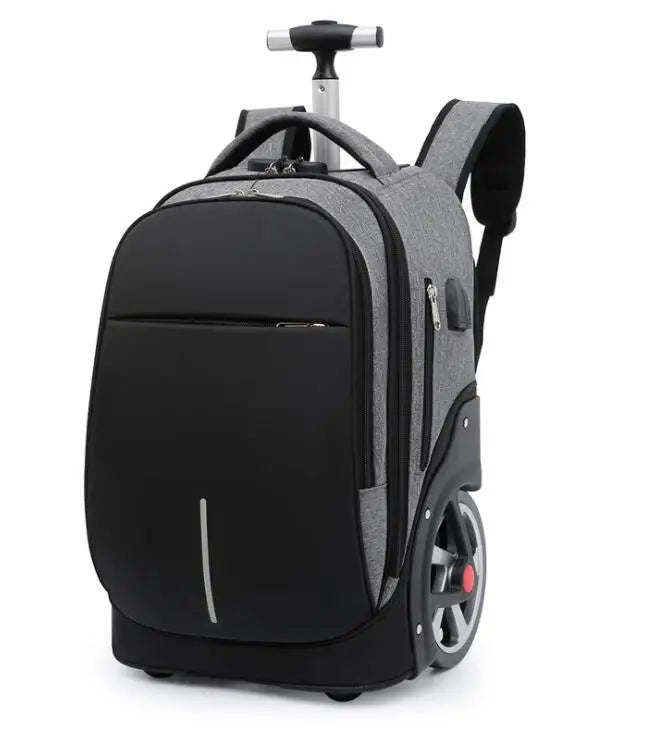 Wheeled Multi-Purpose Mobile Rolling Travel Backpack | Stornfield