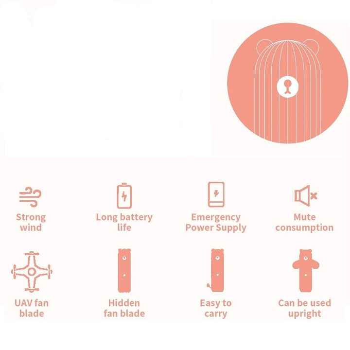 Bear Mini Portable Fan | Stornfield