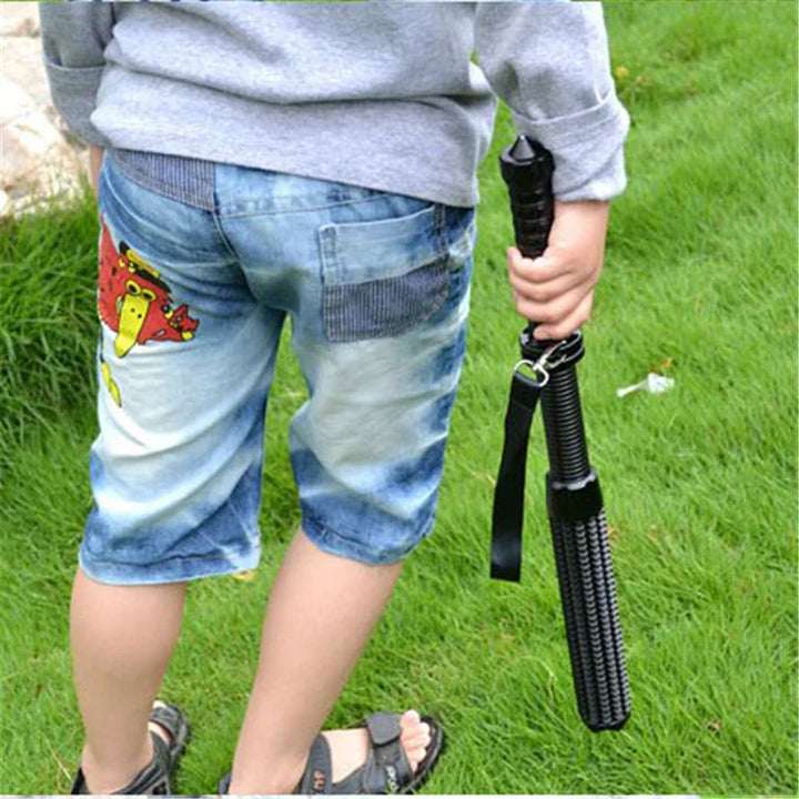 Tactical Rechargeable Flashlight Telescopic Self Defense Stick | Stornfield
