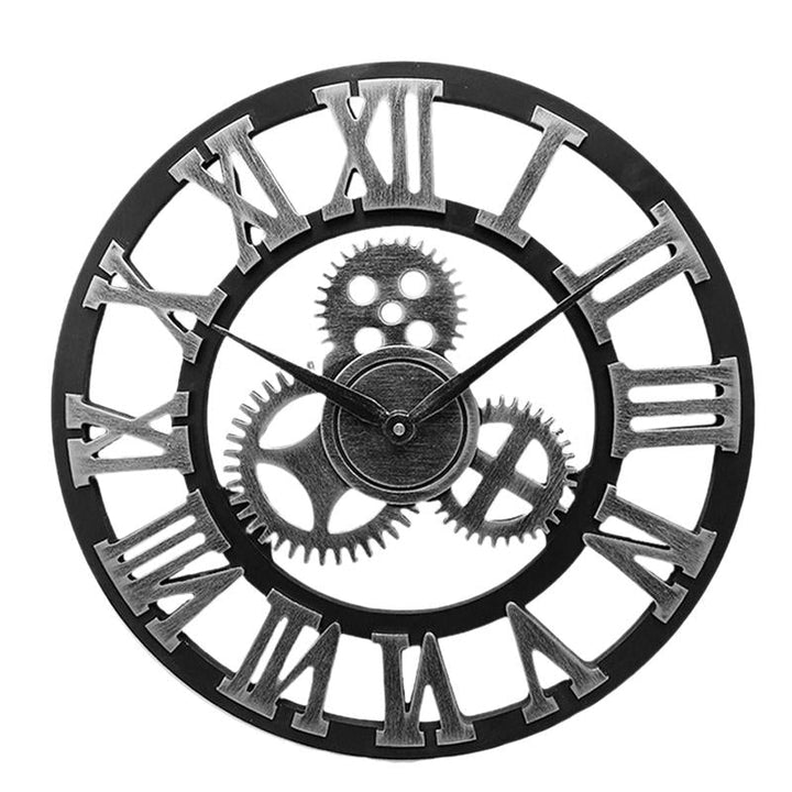 Handmade Oversized 3D Retro Decorative Wall Clock | Stornfield