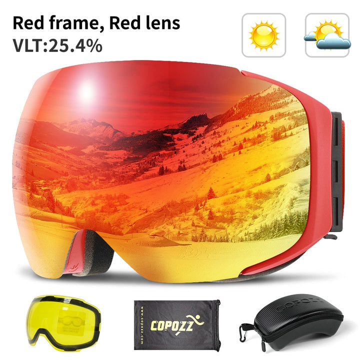 Magnetic UV Protection Anti-Fog Ski Goggles | Stornfield