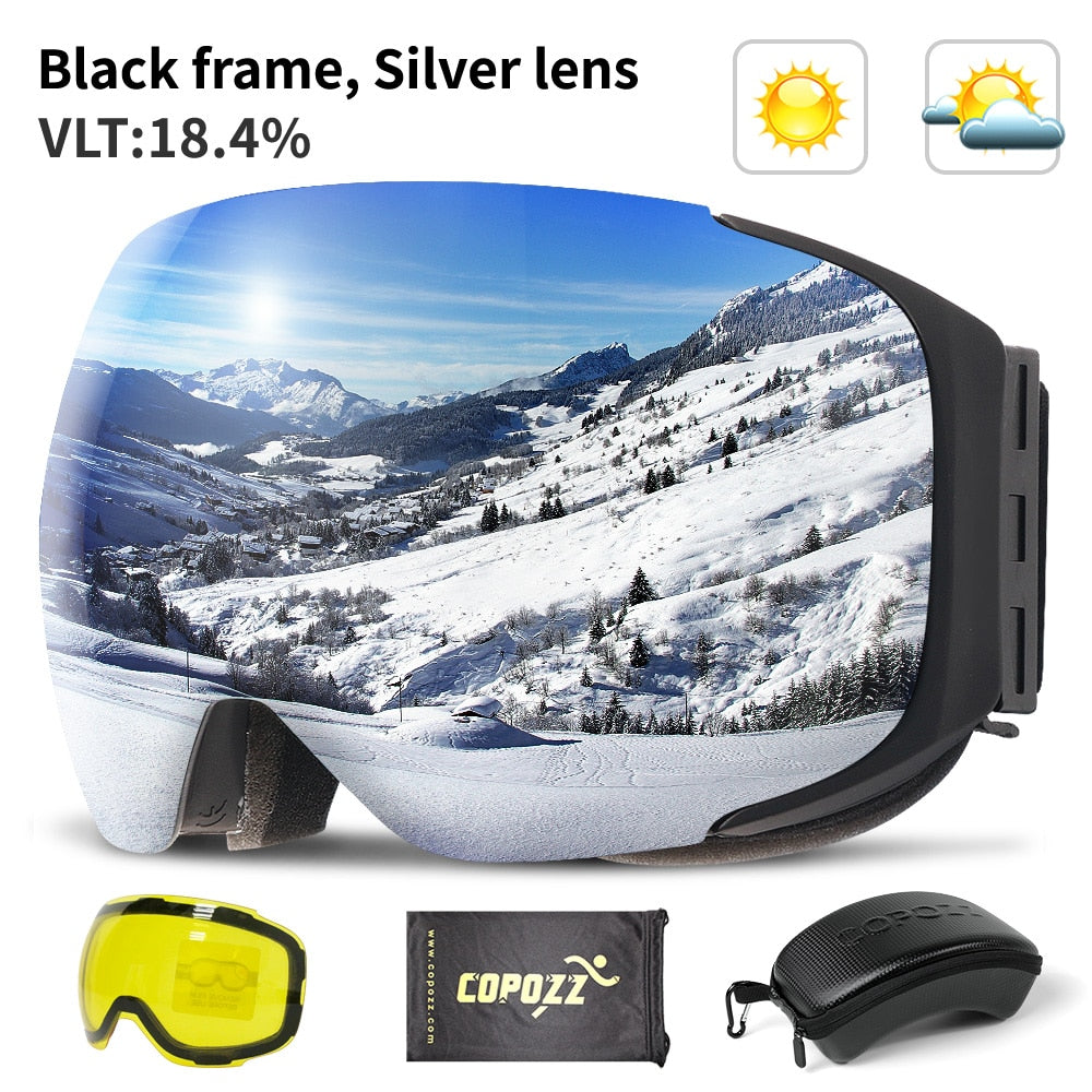 Magnetic UV Protection Anti-Fog Ski Goggles | Stornfield