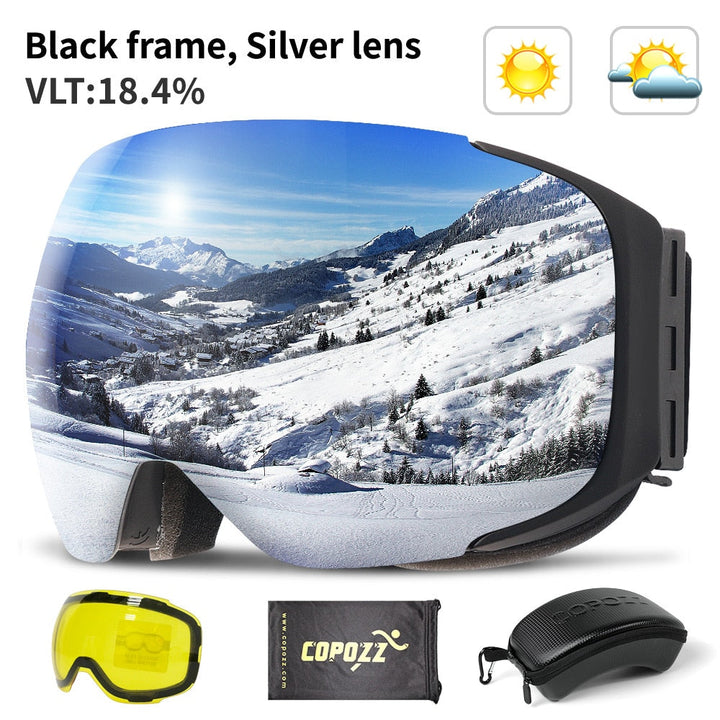 Magnetic UV Protection Anti-Fog Ski Goggles | Stornfield