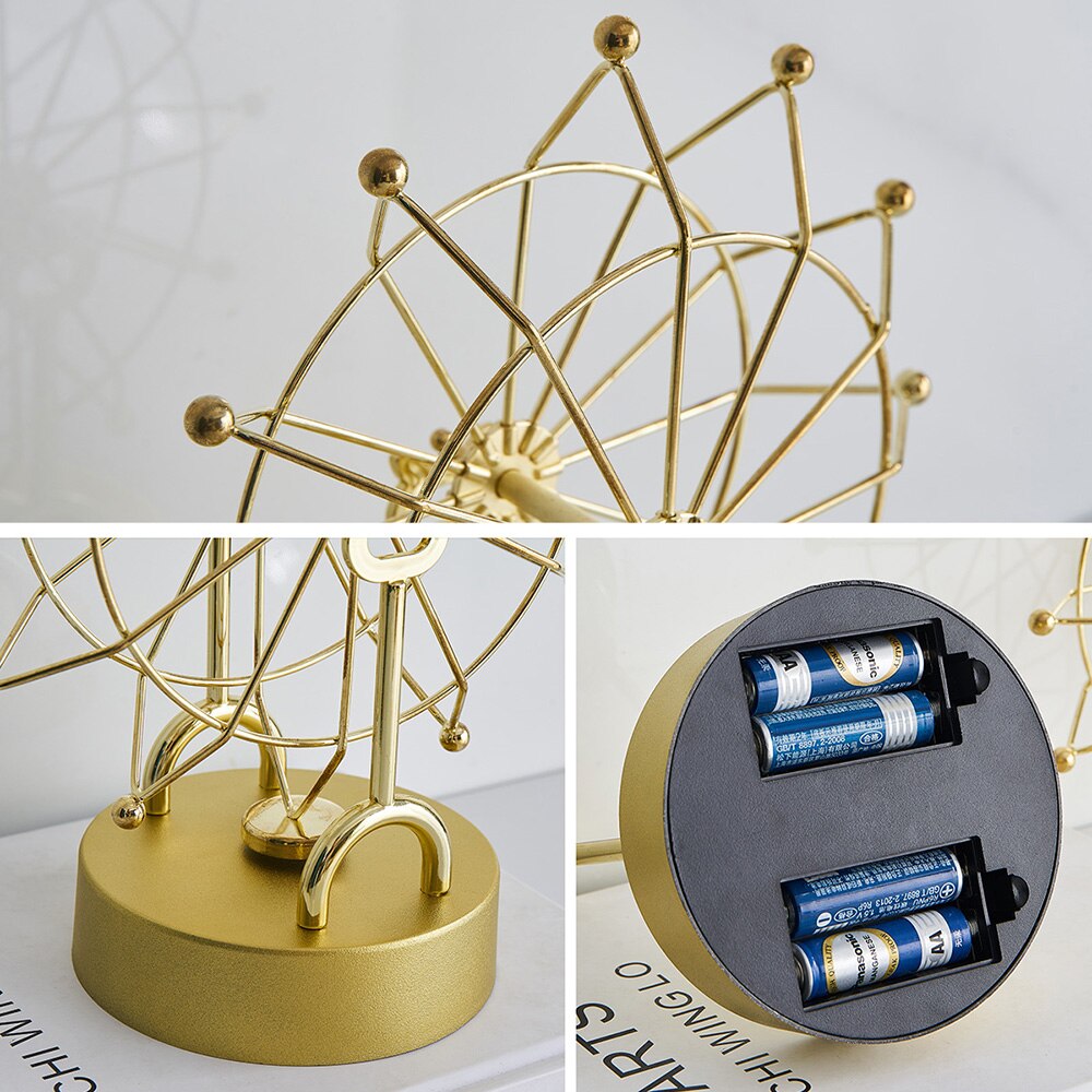 Modern Metal Rotating Home Office Decor | Stornfield