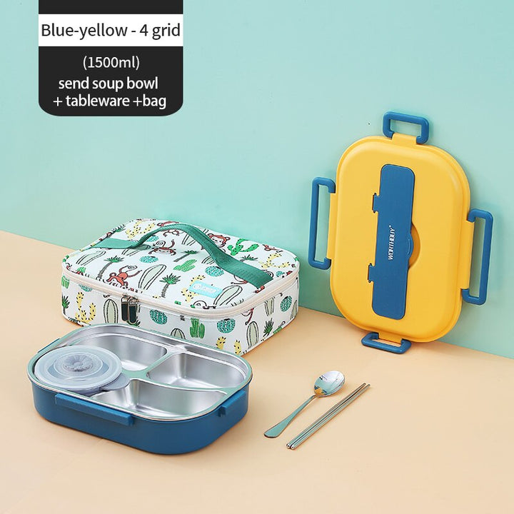 Stainless Steel Multi Compartment Kids Lunch Box | Stornfield