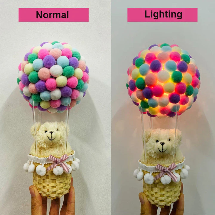 DIY Hot Air Balloon-Shape Flying Animals Night Lamp | Stornfield