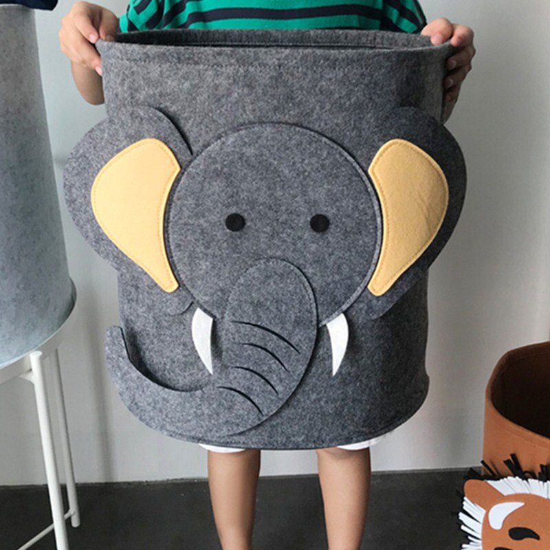Safari Animals CollapsiStornfielde Kids Toy Laundry Organizer Basket | Stornfield