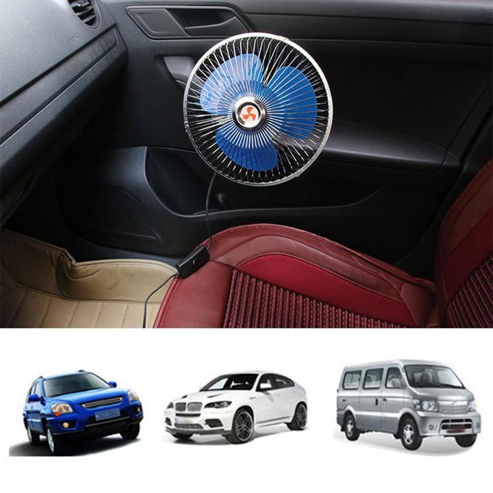 Mini Adjustable Cooling Car Clip Fan | Stornfield
