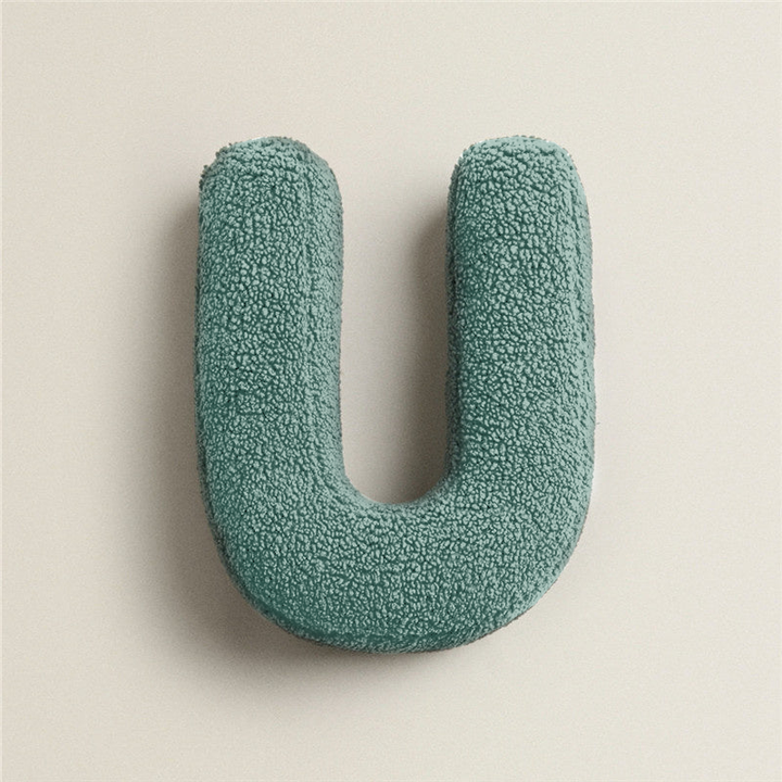 Stornfield | Fleece Alphabet Letter F Cushion