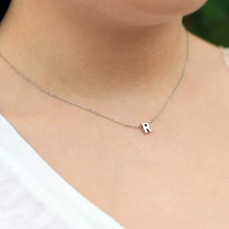 Stornfield | Dainty Minimal Letter Initial Necklace