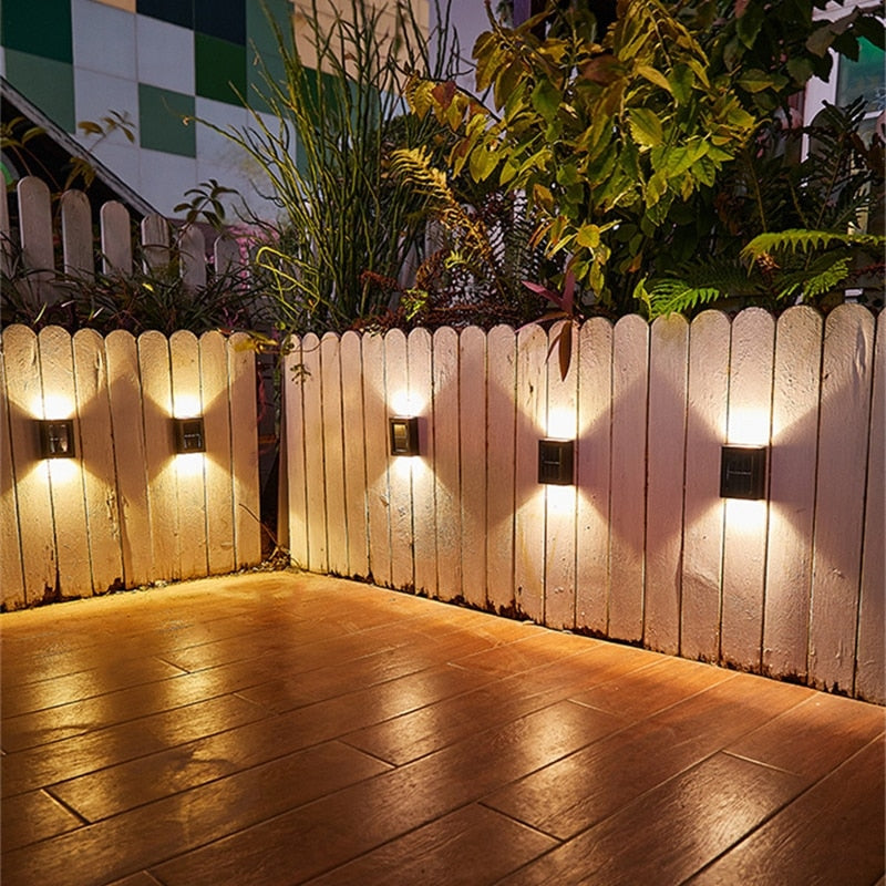 Solar Finish Fence Lighting - IP65 Weatherproof Solar LED Wall Light for Outdoor | Stornfield