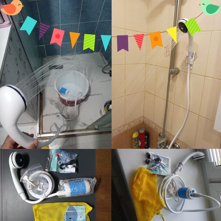 Portable Electric Outdoor Camping Shower Set | Stornfield
