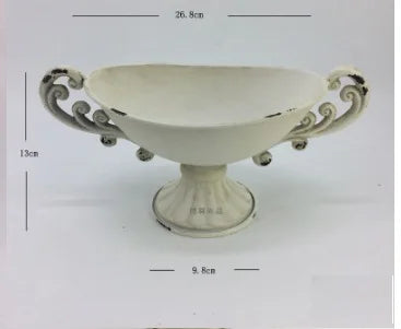 Stornfield | European Vintage Iron Chalice Vase